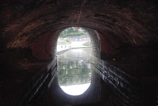Standedge Tunnel - Marsden portal showing railway extension
